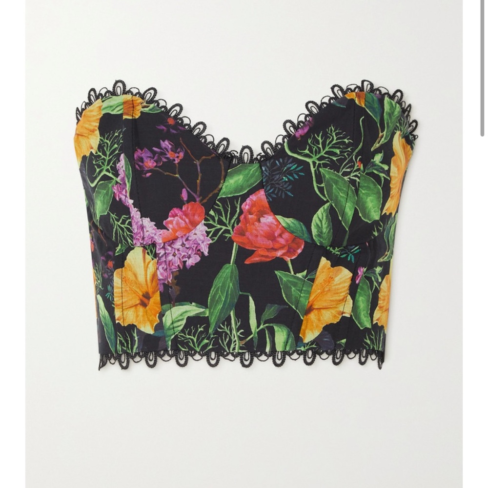 Charo Ruiz Ibiza Vio Bustier Top NWT S